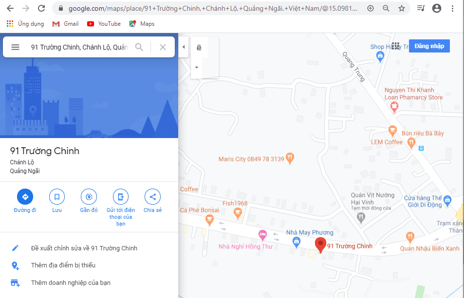 Cách tạo địa điểm trên Google Map