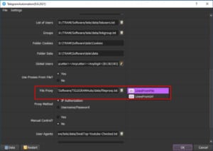 Lựa chọn Proxy - Phần mềm Telegram