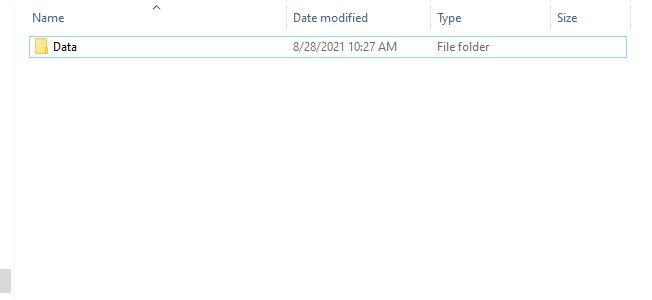 Tạo thư mục Data - Phần mềm Instagram