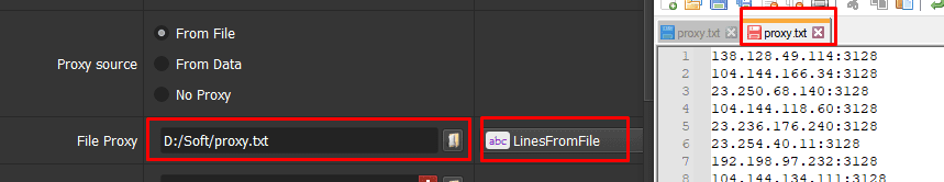 Thiết Lập LineFromFile - BehanceCreator tool