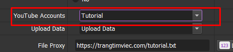 Chọn Nhóm Proxy - Phần mềm Youtube Uploader Bot