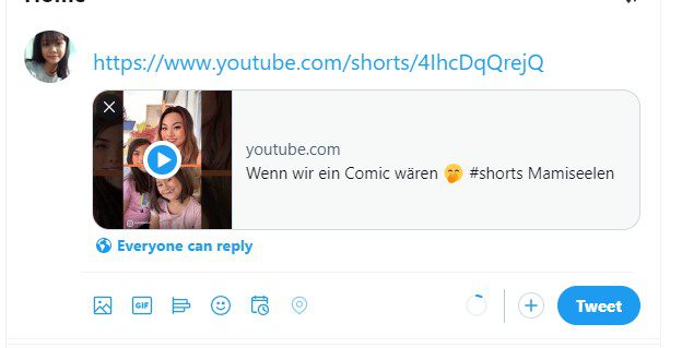 Đăng video Youtube Shorts lên Twitter