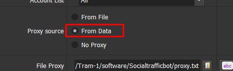 Chọn proxy từ data 