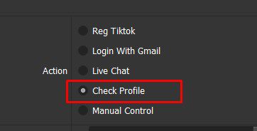 TikTok Tool - Check profile