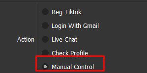TikTok Bot - Manual Control