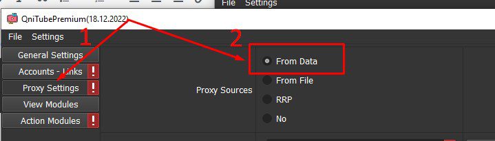 Proxy Data - Phần mềm cày view Youtube