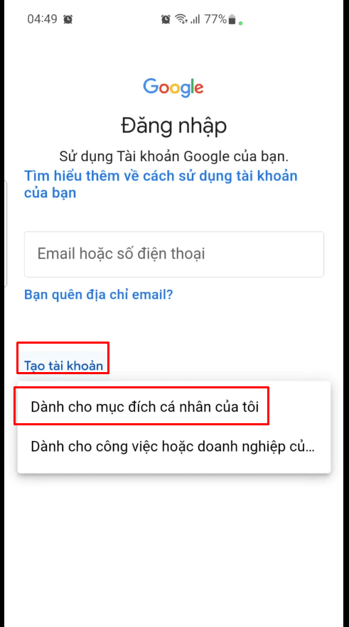 Hướng Dẫn tạo gmail không cần số điện thoại