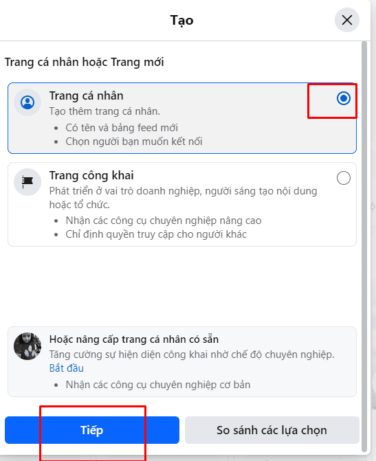 tạo tài khoản facebook