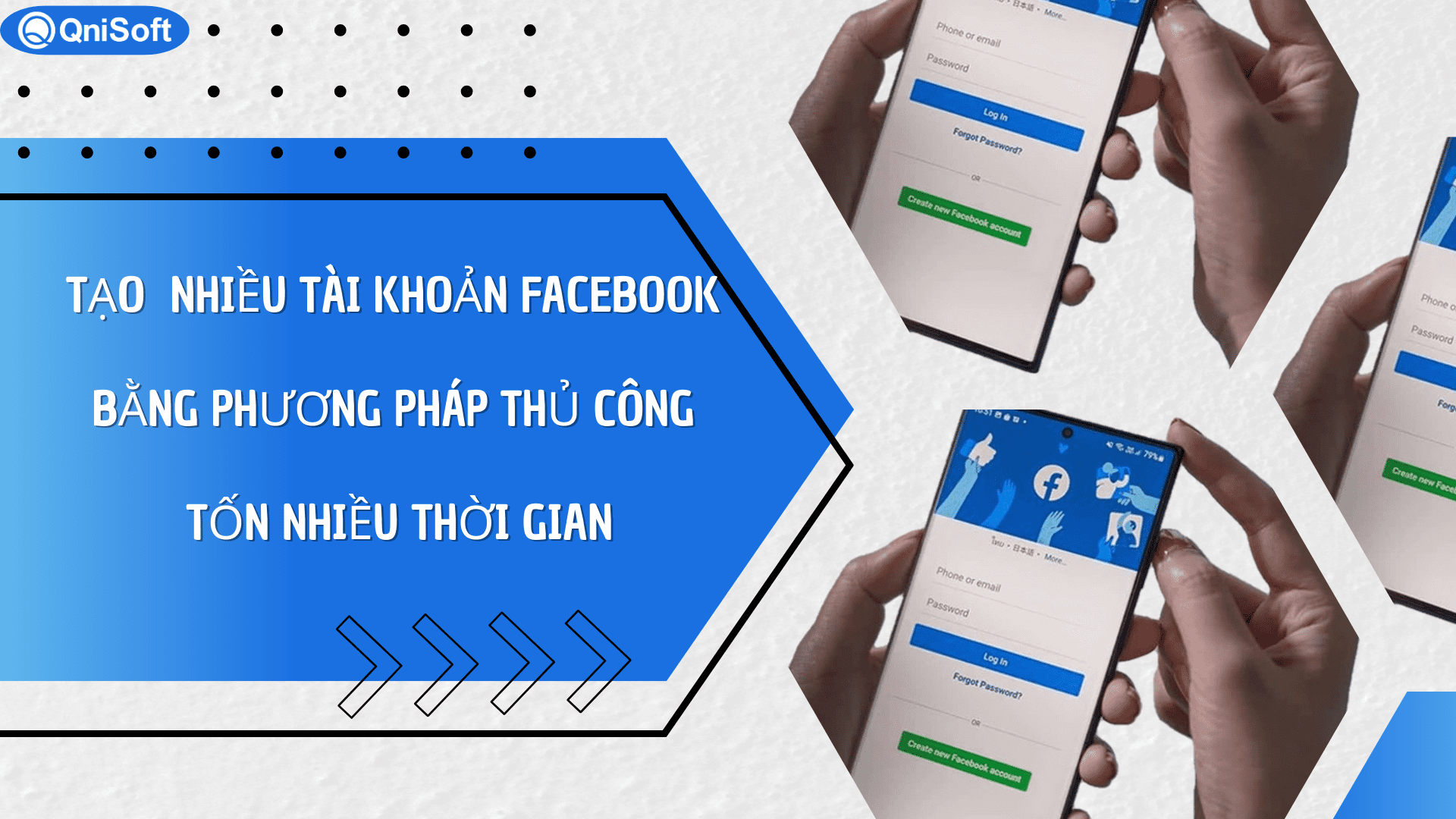 Cách tạo nhiều tài khoản facebook bằng phương pháp thủ công tốn nhiều thời gian