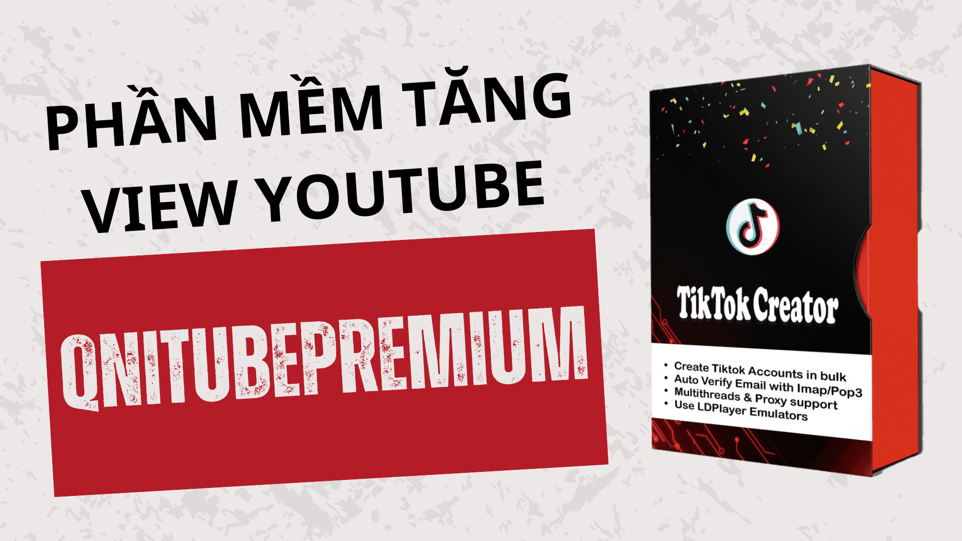 Phần mềm buff view YouTube QniTuBePremium nhanh chóng, đảm bảo chất lượng