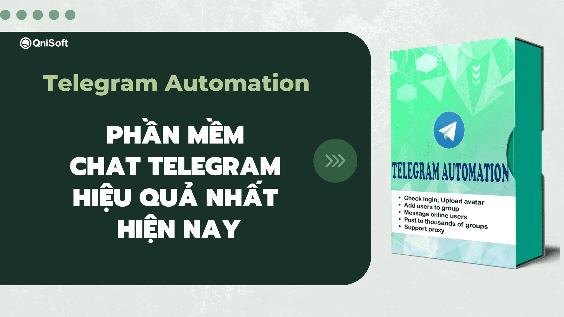 Telegram Automation - Phần mềm chat Telegram hiệu quả