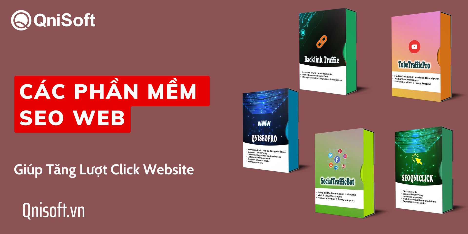 Các phần mềm SEO web - Tăng lượt click website