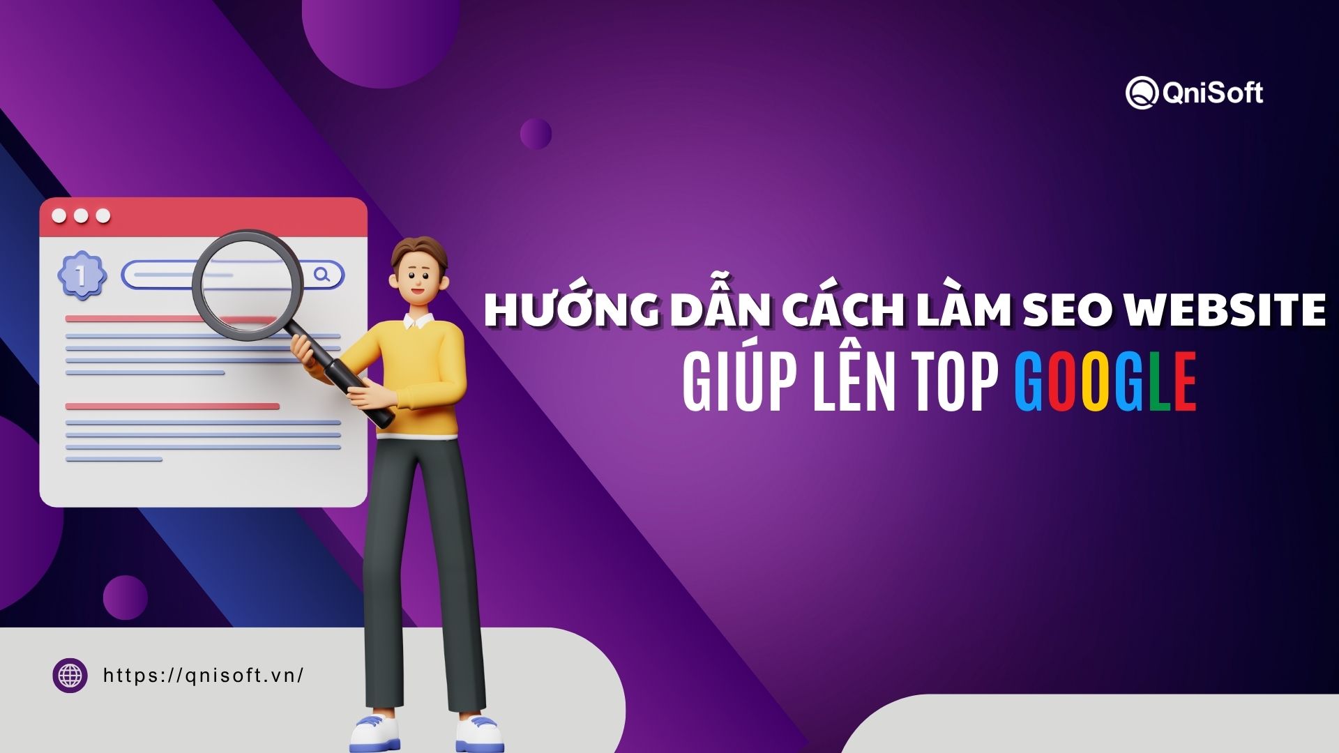 Hướng dẫn cách làm SEO cho website giúp lên top Google